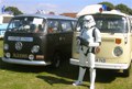 Warning - this bus is protected by the Imperial Forces Southsea battalion of stormtroopers