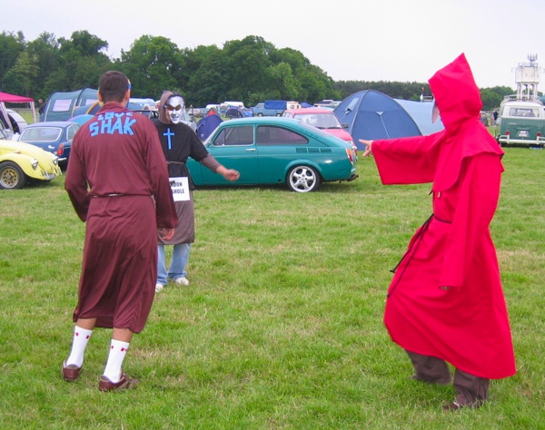 Fellowship of the Monkmen getting ready for the night out