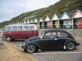 A bus and a beetle, Boscombe Pier