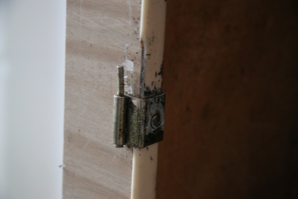 All hinges are damaged/worn and need replacing