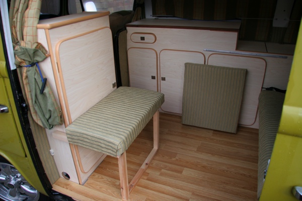 The Dormobile Interior D 4 6 Restoration Project Custom buddy seats for 