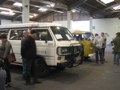 Super beefed up Syncro (4WD T25) next to Ethel