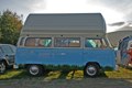 Camper van with grass design