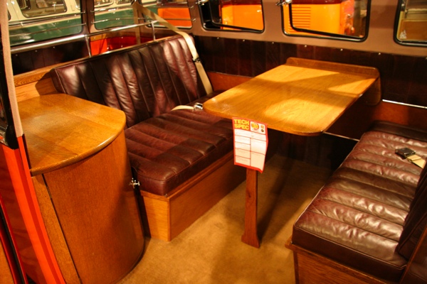 Leather and old oak interior