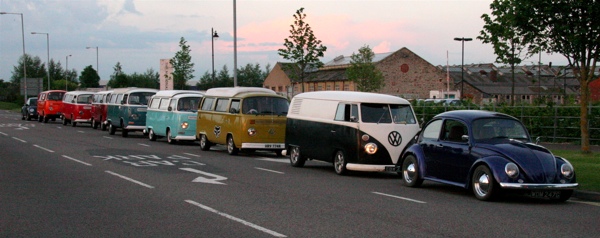 The dubs line up in front of the Outlet Village